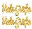 Schriftzüge divers