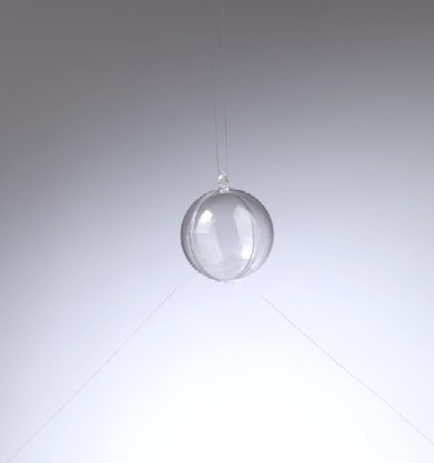Kunststoffkugel Ø 12 cm teilbar transparent  Acrylkugel Plastikkugel 