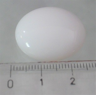 Glasnuggets 28-30 mm perlmuttweiß-opak 500 g 