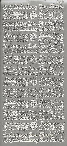 Sticker Silber Einladung Taufe Konturensticker Oder Stickerbogen Kaufen Grosse Auswahl Und Zubehor Im Shop Bei Bastelwelt Creativ