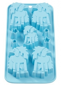 Silikongießform, Einhorn und Stern