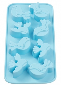 Silikongießform, Vögel