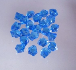 Geschenkbox Acryldekosteine, klein, kobaltblau, 80 gr.