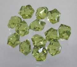 Geschenkbox Acryldekosteine, klein, maigrün-moosgrün, 80 gr.