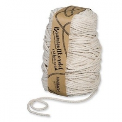 Baumwollkordel auf Spule, natur, Ø 5 mm, ca. 80 Meter