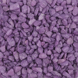 Dekosteine Deko Rocks mini, lila- aubergine, 5 bis 8 mm / Kilo