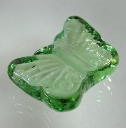 Motive Glassteine, Schmetterling, hellgrün, 200 gr-Netz