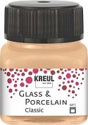 Glas- und Porzellanmalfarbe classic, metallic champagner, 20 ml Glas