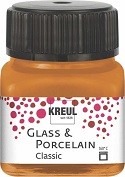Glas- und Porzellanmalfarbe classic, metallic goldbronze, 20 ml Glas