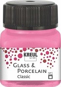 Glas- und Porzellanmalfarbe classic, rosa, 20 ml Glas