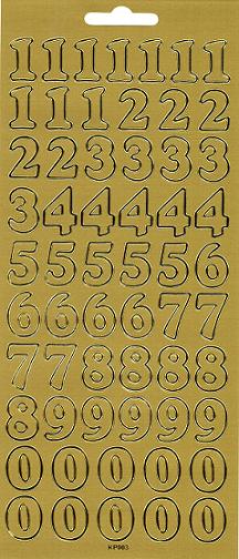 Buchstaben Zahlen Sonderzeichen Sticker in verschiedene Größen & Farben