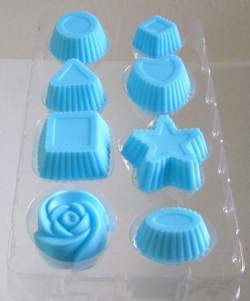 Sonderposten Silikongießform, Mini Set diverse Formen