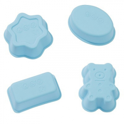 Silikongießformen Mini, 4-er Set, Allerlei