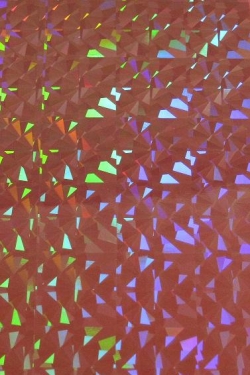 Verzierwachsplatte glitzer - irise bordeauxrot, 1 Stück