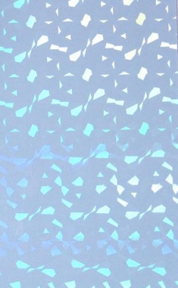 Verzierwachsplatte glitzer - irise hellblau, 1 Stück
