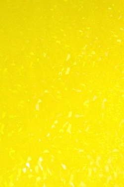 Verzierwachsplatte glitzer - irise rapsgelb, 1 Stück