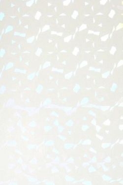 Verzierwachsplatte glitzer - irise, weiss, 1 Stück