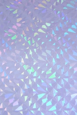 Verzierwachsplatte glitzer - irise zartflieder, 1 Stück