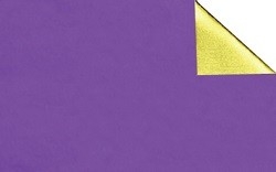 Alubastelfolie Standard, Rolle, 50 x 80 cm, lila-violett/gold