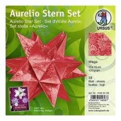 Faltblätter für Aurelio Stern 15 x 15 cm, Wega