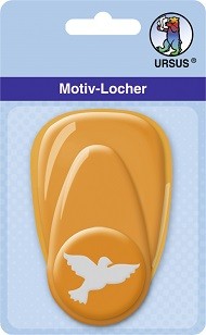 Motivlocher mittel, Stanzmotiv Taube