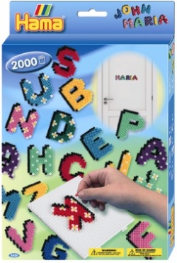 Bügelperlen midi Geschenkpackung, Buchstaben