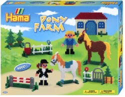 Bügelperlen midi Geschenkpackung, Ponyhof NEU