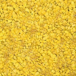 Dekogranulat, gelb, 2 bis 4 mm / Kilo