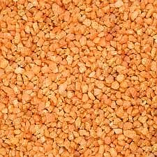 Dekogranulat, mandarine, 2 bis 4 mm / Kilo