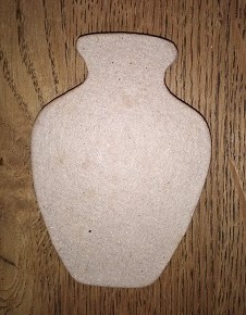 Restposten Ornament aus Pappart, Vase