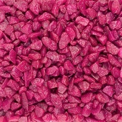 Dekosteine Deko Rocks mini, fuchsia, 5 bis 8 mm / Kilo