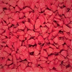 Dekosteine Deko Rocks mini, rot, 5 bis 8 mm / 5 Kilo