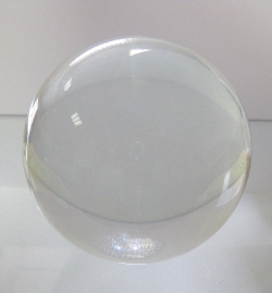 Glaskugel klar, 100 mm, Stck