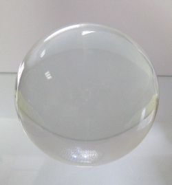 Deko Kristallglaskugel Rundschliff, 60 mm, klar, Stck.