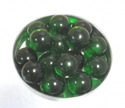 Glaskugeln mini, grün, 10 mm, 50 gr.
