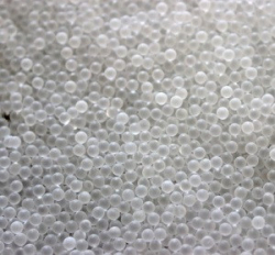 Mikro Glaskugeln Frosteffekt klar, 2,5 mm, 100 gr.