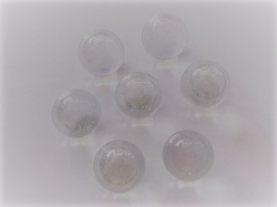 Glaskugeln mini, klar transparent, 12 mm, 100 gr.