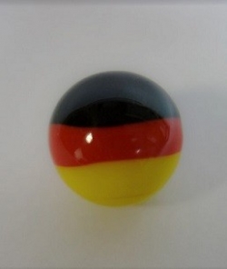 Glasmurmeln, Spezialstruktur, Deutschlandlook, 16 mm, Stück