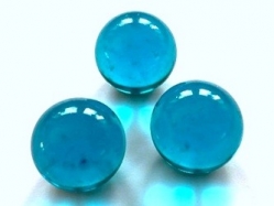 Glaskugeln blau-türkis, ca. 25 mm, Stck