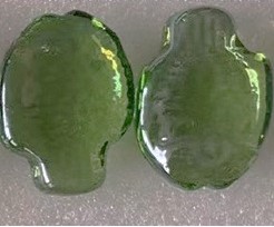 Motive Glassteine, Fische, hellgrün, 100 gr-Beutel