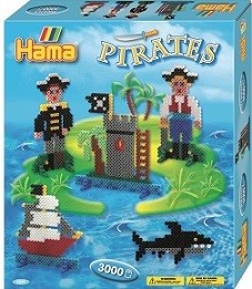 Geschenkpackung Pirates Pirateninsel, Midiperlen