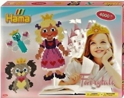 Bügelperlen midi Geschenkpackung, Märchen-Fairytale