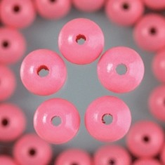 Holzperlen, rosa, 4 mm , 150 Stück