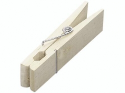 Jumbo Holzklammern breit, natur, 150 mm, Stück