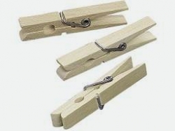Holzklammern zum Basteln, natur, 72 mm, 10 Stück