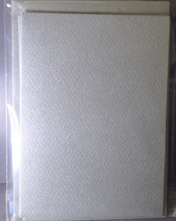 Restposten Karten und Kuverts im 3-er Set, blanko A6-C6, silber