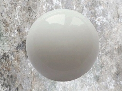 Deko Kristallglaskugel opal, 80 mm, weiss, Stck.