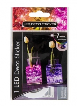 Deko Sticker zum Beleuchten LED, 5 cm