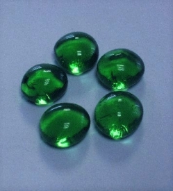 Glasnuggets mini, moosgrün, 13- 15 mm, 100 gr