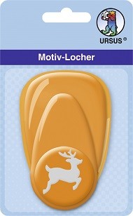 Motivlocher mittel, Stanzmotiv Rentier
